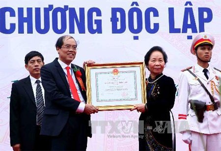 Phó Chủ tịch nước Nguyễn Thị Doan dự lễ kỷ niệm 50 năm ngày thành lập Đại học Lâm nghiệp - ảnh 1